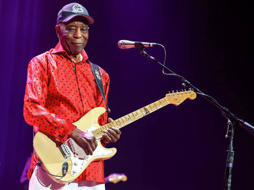 Buddy Guy performing on tour